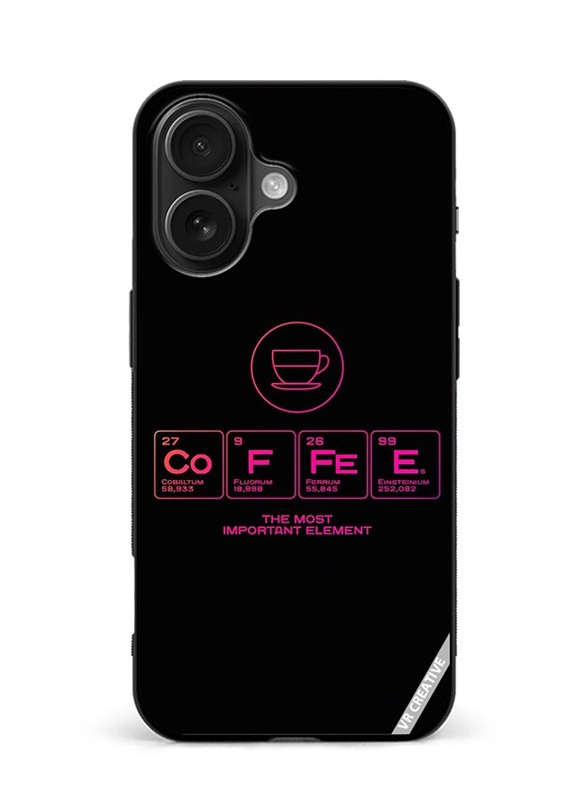 VR CREATIVE Protective Case Cover For Apple iPhone 16 Coffee Design Multicolour