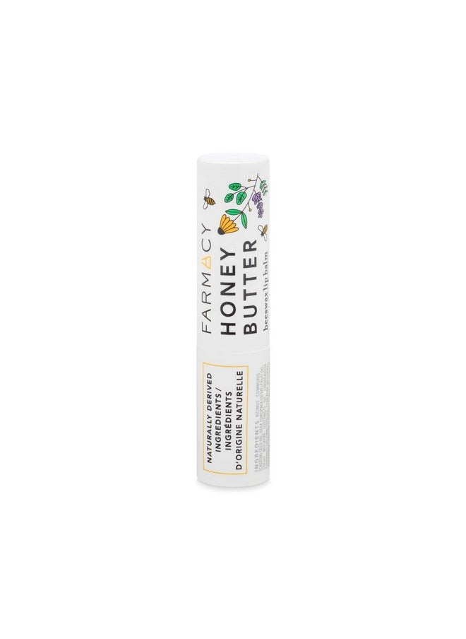 FARMACY - Beeswax Lip Balm - Honey Butter Moisturizing Lip Care + Chapped Lip Treatment - Enriched With Cupuaçu + Cocoa Butters, Proprietary Honey Blend And Vitamin E To Nourish, Soften + Heal (3.4G) - Image 1