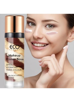 ECO Three-in-one primer for makeup application, concealer, invisible pores, no powder sticking, moisturizing, brightens skin tone  - Image 4