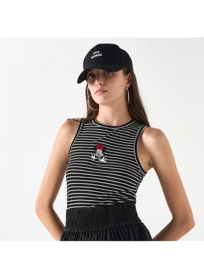 SP Characters Minnie Mouse Embroidered Tank Top  - Image 4