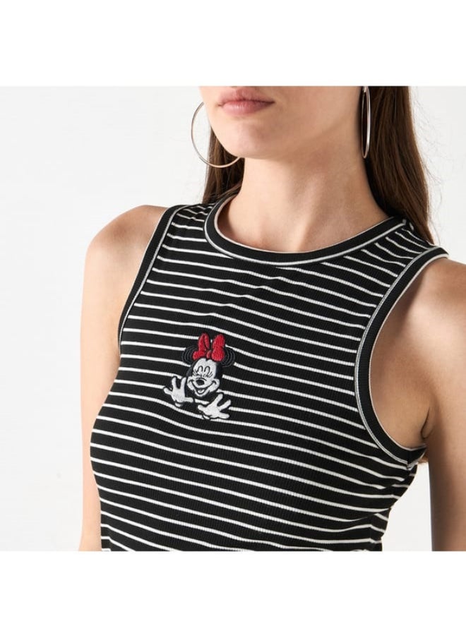 SP Characters Minnie Mouse Embroidered Tank Top  - Image 2
