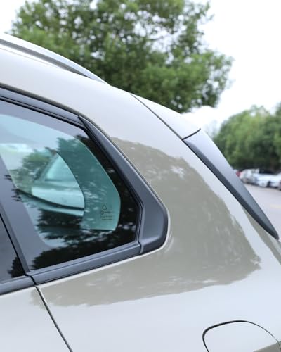 Birbenben ABS Matte Black Rear Window Trim Molding Covers for 2023-2026 Mazda CX-50, Flat Black Outside D Pillar Post Molding Cover Trims Compatible with Mazda CX50 CX 50 Hybrid 2024 2025 - Image 1