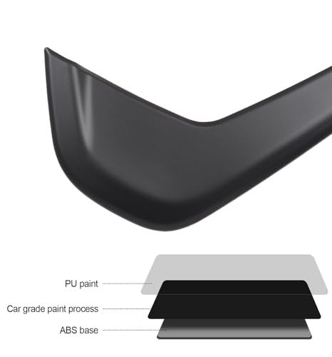 Birbenben ABS Matte Black Rear Window Trim Molding Covers for 2023-2026 Mazda CX-50, Flat Black Outside D Pillar Post Molding Cover Trims Compatible with Mazda CX50 CX 50 Hybrid 2024 2025 - Image 4