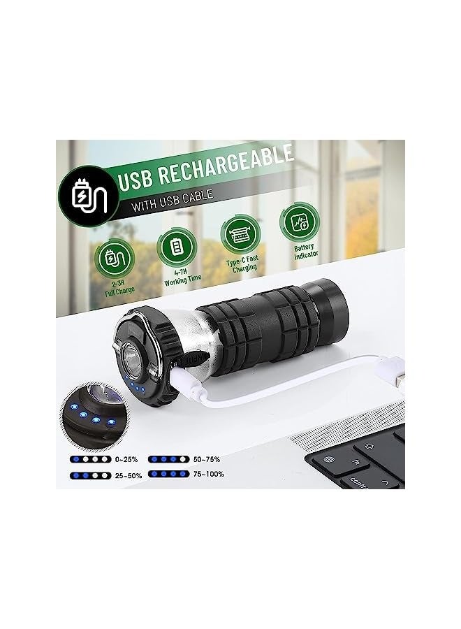 إيروريكس فانوس تخييم LED معلق، ضوء خيمة عتيق مع خطاف مشبك قابل لإعادة الشحن، مصباح طوارئ محمول مقاوم للماء للاستخدام في الهواء الطلق للمنزل والمشي لمسافات طويلة وانقطاع التيار الكهربائي - Image 3