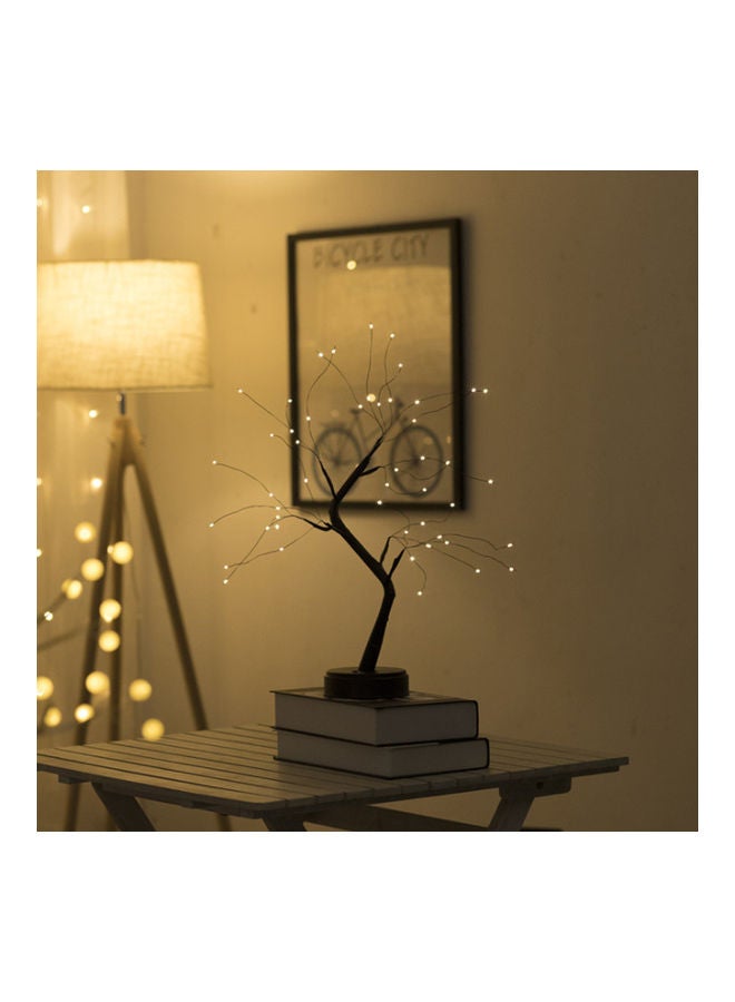 Alyashmac lights led copper wire lights tree lights color 108 lights-Fire Tree Silver Flower white 33*4*17cm - Image 2