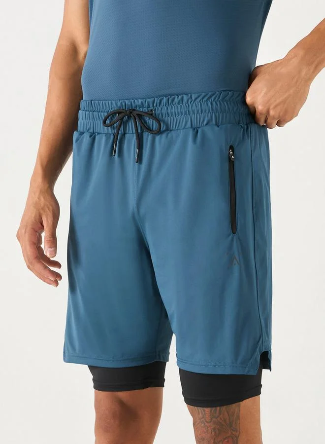 ADOT by Splash Hybrid Shorts with Drawstring Closure and Pockets