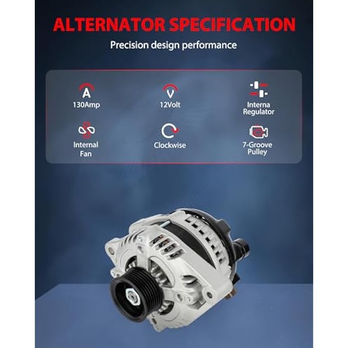 CCIYU Alternators 31100-R40-A01 Fit for 2.4L 2.4 For Honda For Accord 2008 2009 2010 2011 2012 - Image 5