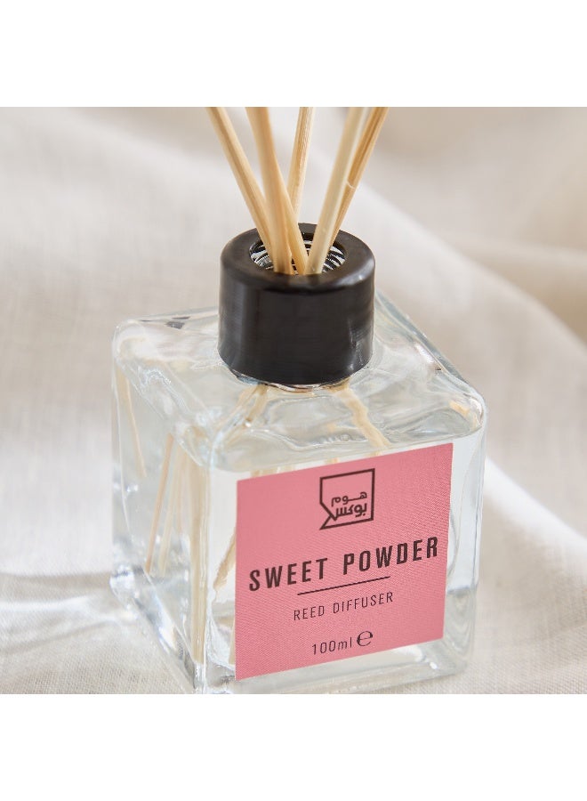 Home Box Nina Sweet Powder Square Bottle Diffuser - 100 ml  - Image 3