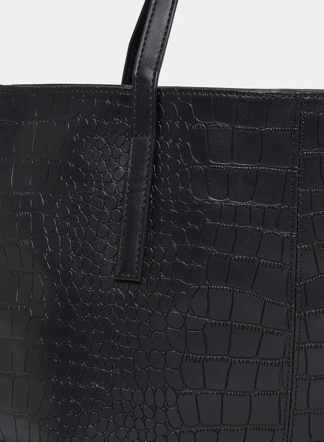 Styli Textured Shoulder Bag