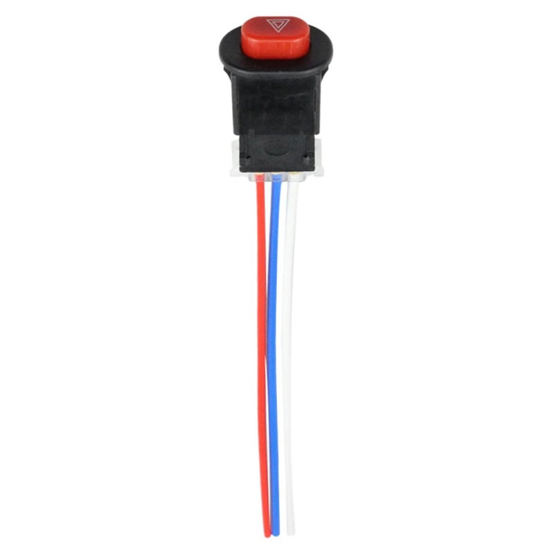Double Flash Emergency Hazard Light Switch For Scooter Electric Motorcycle - Image 2
