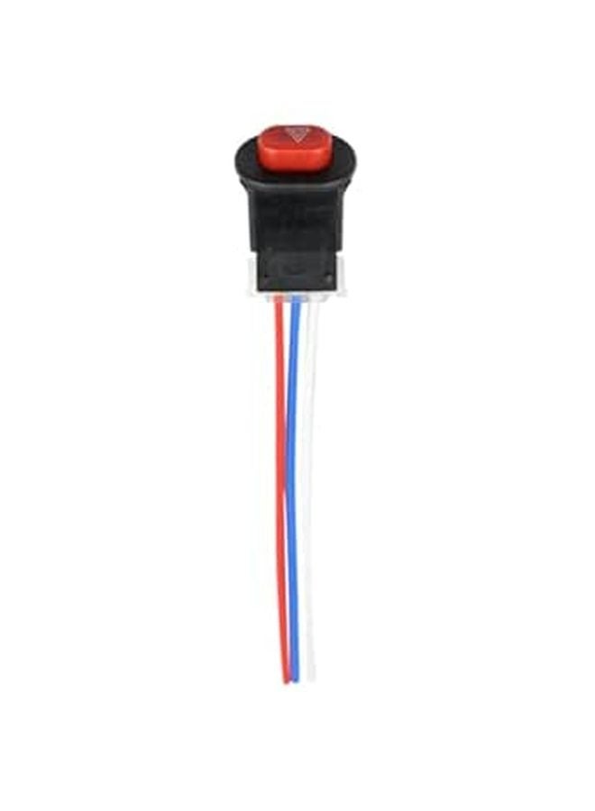 Double Flash Emergency Hazard Light Switch For Scooter Electric Motorcycle - Image 1