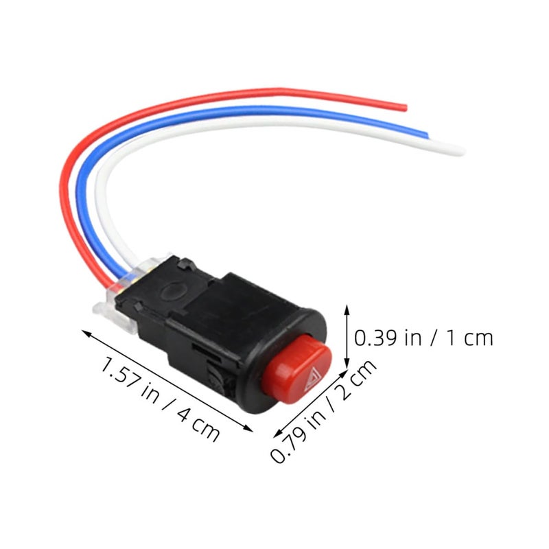 Double Flash Emergency Hazard Light Switch For Scooter Electric Motorcycle - Image 3