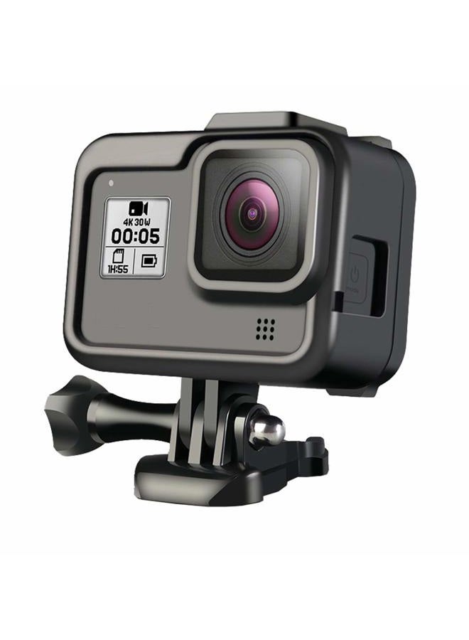 Lupholue Upgraded Protective Housing Frame Cover Skeleton Shell Case with Buckle & T Screw Compatible with GoPro Hero 8 - Image 1