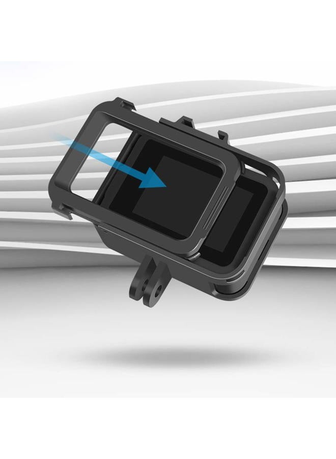 Lupholue Upgraded Protective Housing Frame Cover Skeleton Shell Case with Buckle & T Screw Compatible with GoPro Hero 8 - Image 3