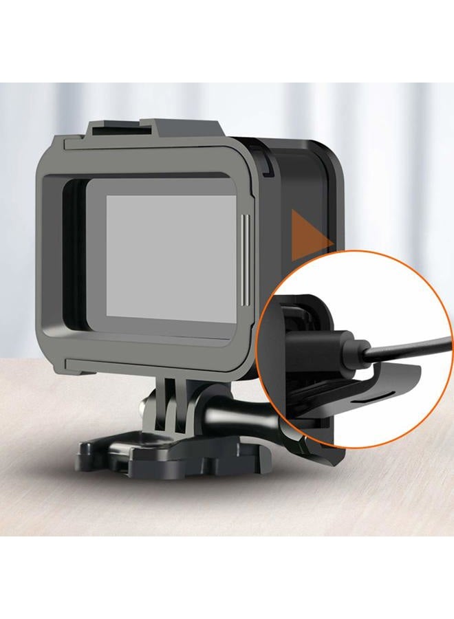 Lupholue Upgraded Protective Housing Frame Cover Skeleton Shell Case with Buckle & T Screw Compatible with GoPro Hero 8 - Image 5