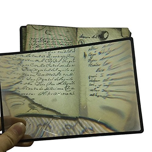 yueton 5pcs 3X Magnifying Lens Magnifier Fresnel Lens for Reading - Image 5