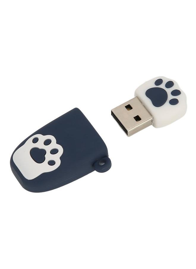 Thoraya Cat claw USB flash drive mini cute USB flash drive gift USB flash drive car USB flash drive creative cartoon USB flash drive dark blue 32G  - Image 5