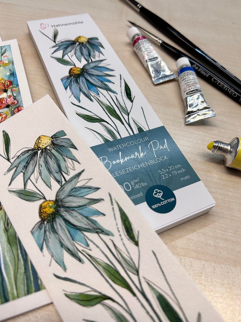 HahnemÃ¼hle Watercolour Bookmark Pad - Image 4