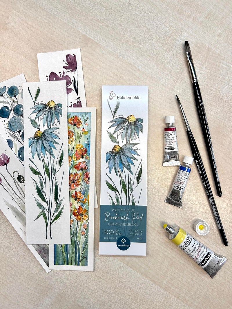 HahnemÃ¼hle Watercolour Bookmark Pad - Image 3
