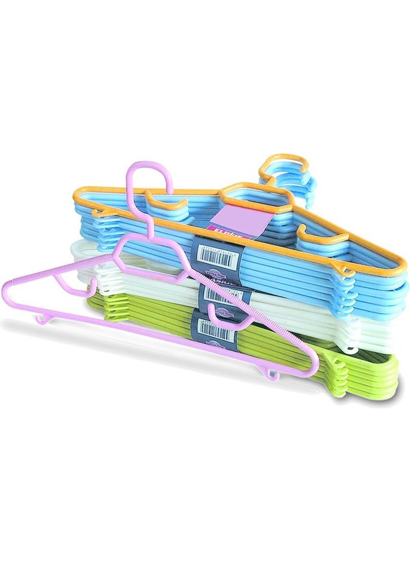 Zambak Eminhome Plastic Clothes Hanger 6 Pieces 
