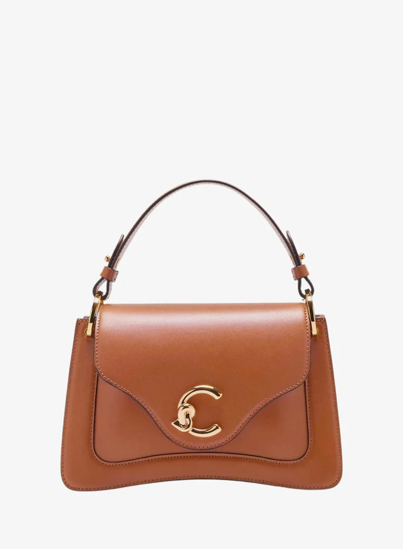 COCCINELLE C-Me Calf Top Handle Bag Small