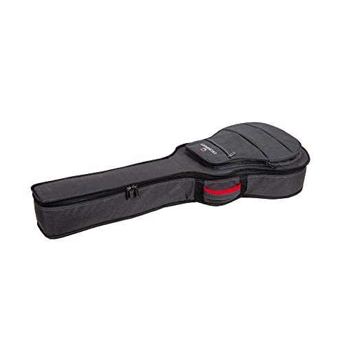 Crossrock 10mm Padded Guitar Backpack Case for 16" Archtop/Hollow Body/Jazz Electric Guitars - Lightweight Gig Bag Fits Gretsch Electromatic, Ibanez, Epiphone, Gibson ES Series (CRSG107SADG) - Image 3
