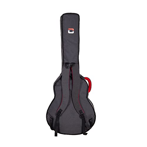 Crossrock 10mm Padded Guitar Backpack Case for 16" Archtop/Hollow Body/Jazz Electric Guitars - Lightweight Gig Bag Fits Gretsch Electromatic, Ibanez, Epiphone, Gibson ES Series (CRSG107SADG) - Image 2