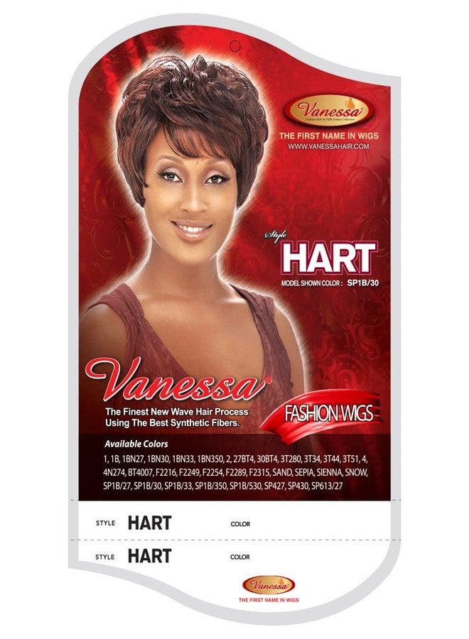 VANESSA HART (SP1B/30) Synthetic Short Cut Full Wig - Image 4