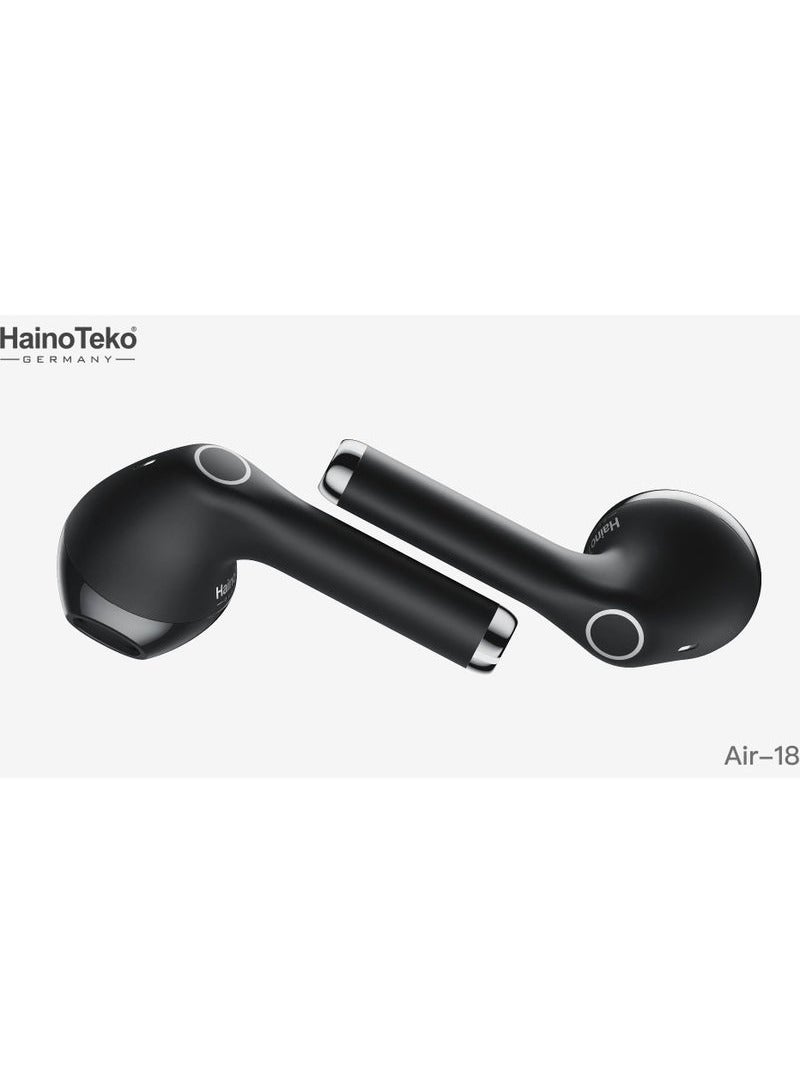 Haino Teko Haino Teko Air 18 True Wireless Earphone With Super Clear Microphone Multi Functional Touch Control Designed For Android Mobiles and Tablets - Image 3
