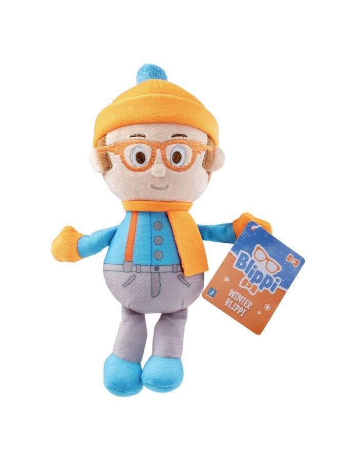 Jazwares Blippi 7" Christmas Blippi & Snowman Plush, 2-Pack Set - Officially Licensed - Quality Soft Stuffed Animal Figure Toy - Holiday Stocking Stuffer Gift For Toddlers, Kids, Boys & Girls - 12 Mo+  - Image 2