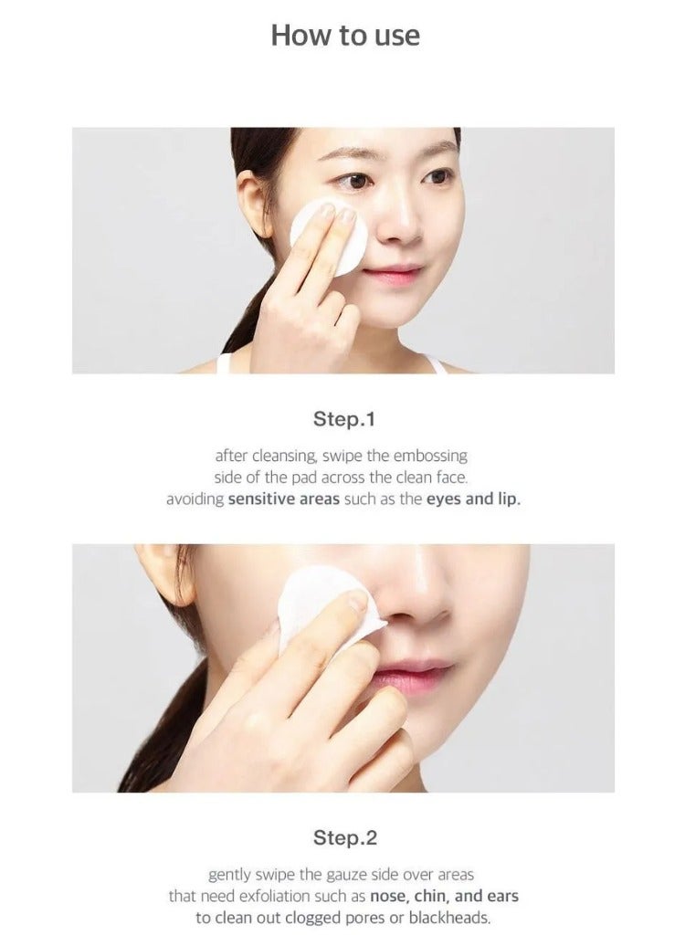 celimax Clogged Pores & Rough Skin Texture Solution – Celimax Ji.Woo.Gae Heartleaf BHA Peeling Pad (60 Pads) - Image 4