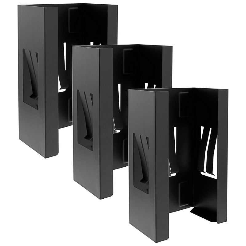 TCP Global TCP Global Glove Holder for Wall Mount Pack of 3 Glove Dispenser Tissue Box Holder for Wall Mount Magnetic Latex Gloves Dispenser 