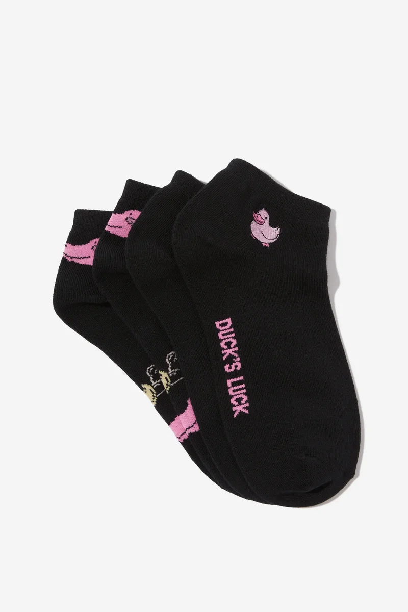 Typo 2 Pk Of Ankle Socks