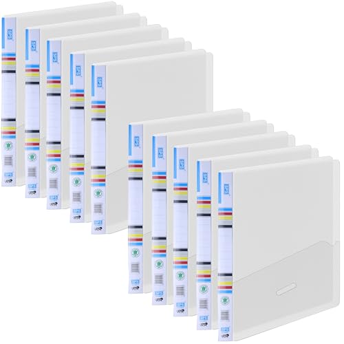 SPS Transparent Report File – Set of 10 | Plastic File for A4 Documents | for Office, School & Home | Holds Up to 150 Sheets | Best for Interviews and Reports - Image 1