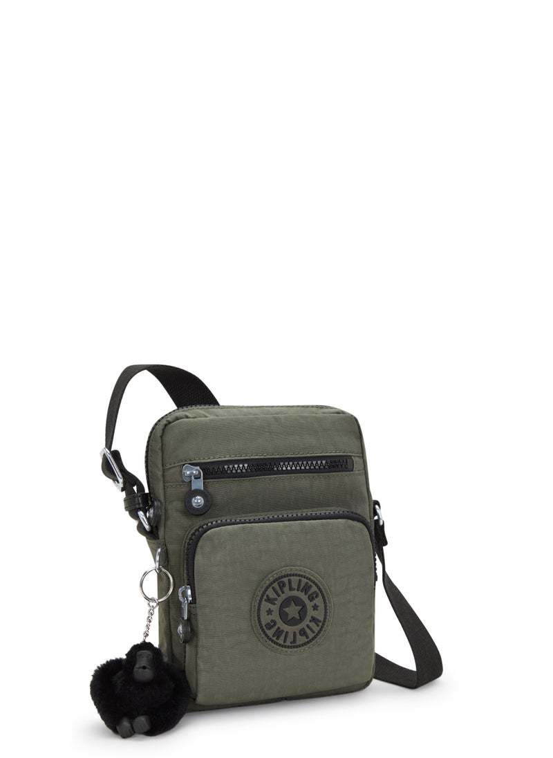 kipling Gunne Small Crossbody with Adjustable Straps Green Moss  - Image 2