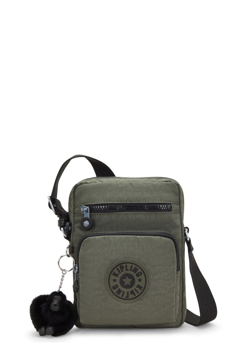 kipling Gunne Small Crossbody with Adjustable Straps Green Moss  - Image 4