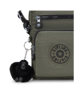 kipling Gunne Small Crossbody with Adjustable Straps Green Moss  - Image 3