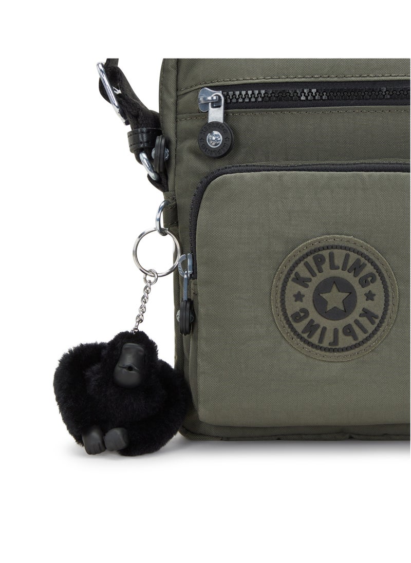 kipling Gunne Small Crossbody with Adjustable Straps Green Moss  - Image 3