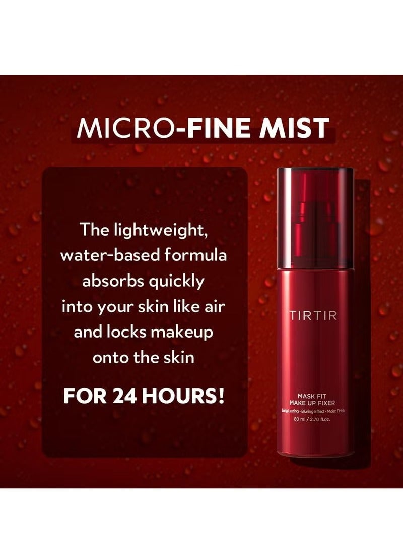 TIRTIR Mask Fit Make-up Fixer, 24H Long Lasting Makeup Finishing Setting Spray, Lightweight and Non-greasy, 2.7 Fl Oz - Image 5