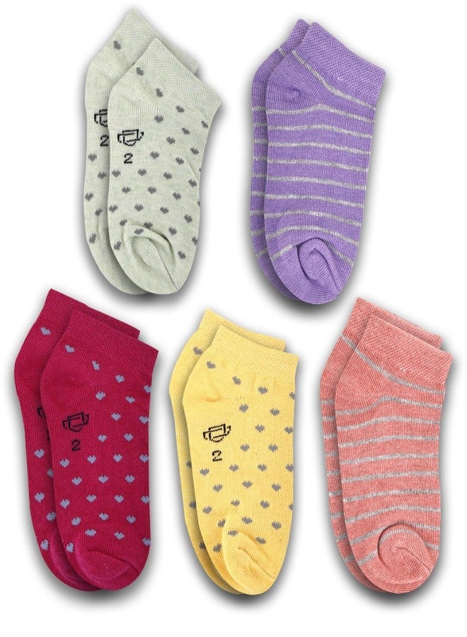 Dollar Kids Socks For Boys & Girls In Blended Cotton (Pack of 5) - Image 1
