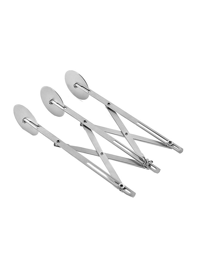 Adjustable Width Stainless Steel Dough Divider, Multiple Wheel Pizza Cutter for Easy Baking Tool with Arch Design, and Fashionable, Enjoy Kitchen Time!