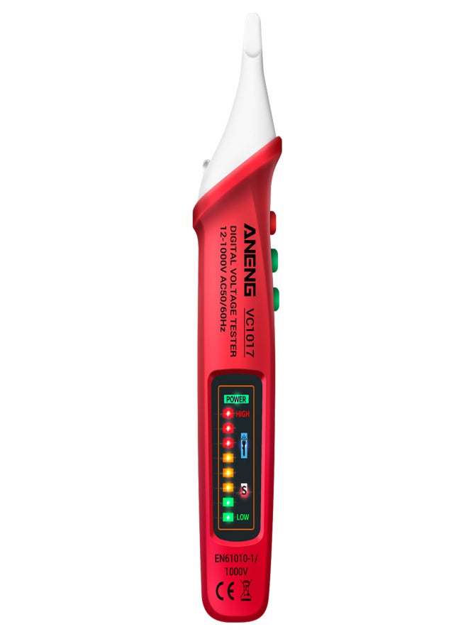 ANENG ANENG VC1017 AC Voltage Detector Circuit Tester Pen-type Voltage Tester NCV Electrical Pen Tester Line Detection Smart Test Pen for Electrical Technician - Image 1