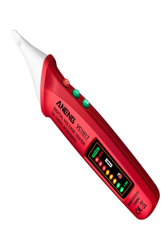 ANENG ANENG VC1017 AC Voltage Detector Circuit Tester Pen-type Voltage Tester NCV Electrical Pen Tester Line Detection Smart Test Pen for Electrical Technician - Image 2