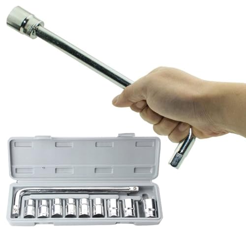 MLD 10 Pcs 1/2 Socket Handle Set | L Spanner Tool Box | Goti Pana for |Automobiles| Bike| Car Repair| Home DIY Use - DPKS-982 (multicolor) - Image 3