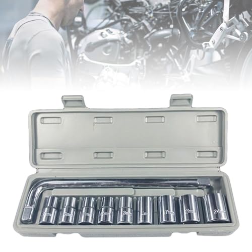 MLD 10 Pcs 1/2 Socket Handle Set | L Spanner Tool Box | Goti Pana for |Automobiles| Bike| Car Repair| Home DIY Use - DPKS-982 (multicolor) - Image 5