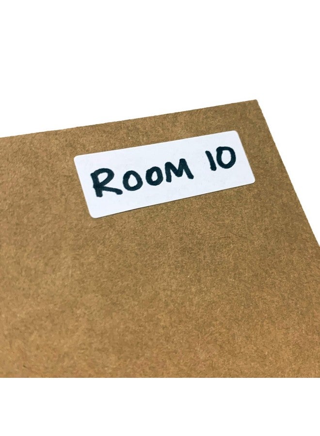 TownStix 300 Pieces - White Sticky Labels To Write On, Blank Stick On Adhesive Stickers For Labeling - 2.75" X 1" - Image 5