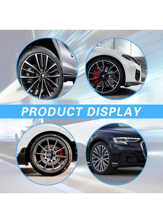 ijuicy 4 PCS Car Tire Center Hub Cap Sticker, Metal Scratch-Proof Waterproof Personalized Skull Anti-Fading Decoration, Perfect Matching Self-Adhesive Decals, Universal for Cars Trucks (Black) - Image 3