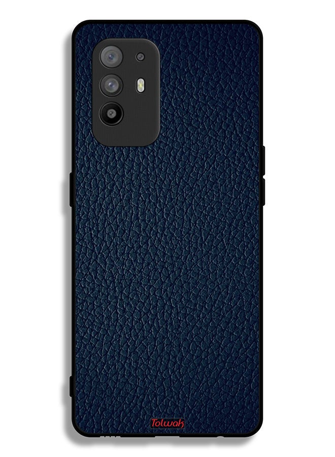 Tolwak Oppo F19 Pro Plus 5G Protective Case Cover Leather Pattern - Image 2