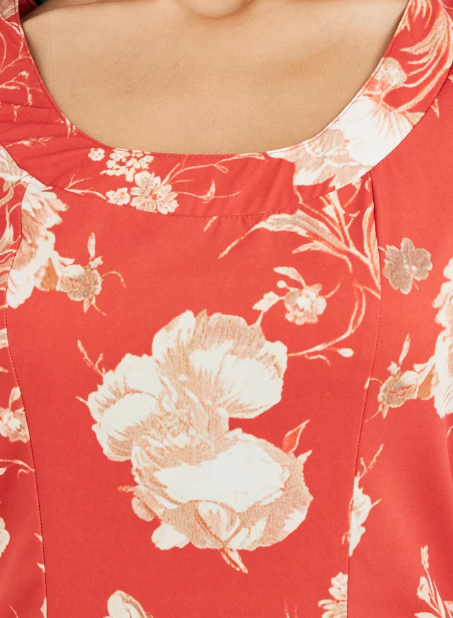 Take Two Take Two Floral Print Sleeveless A-Line Maxi Dress