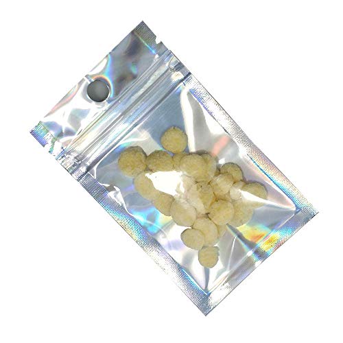 PABCK 200 Pcs Clear Mylar Bag 2.3x3.9 inch (Inside Size 1.9x2.5 inch) Resealable Foil Pouch Heat Seal Bags with Hang Hole for Zip Food Storage Lock Bag Reclosable Airtight Zipper Lock Packaging - Image 4